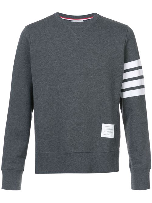 Dark grey cotton knit THOM BROWNE | MJT021H00535025